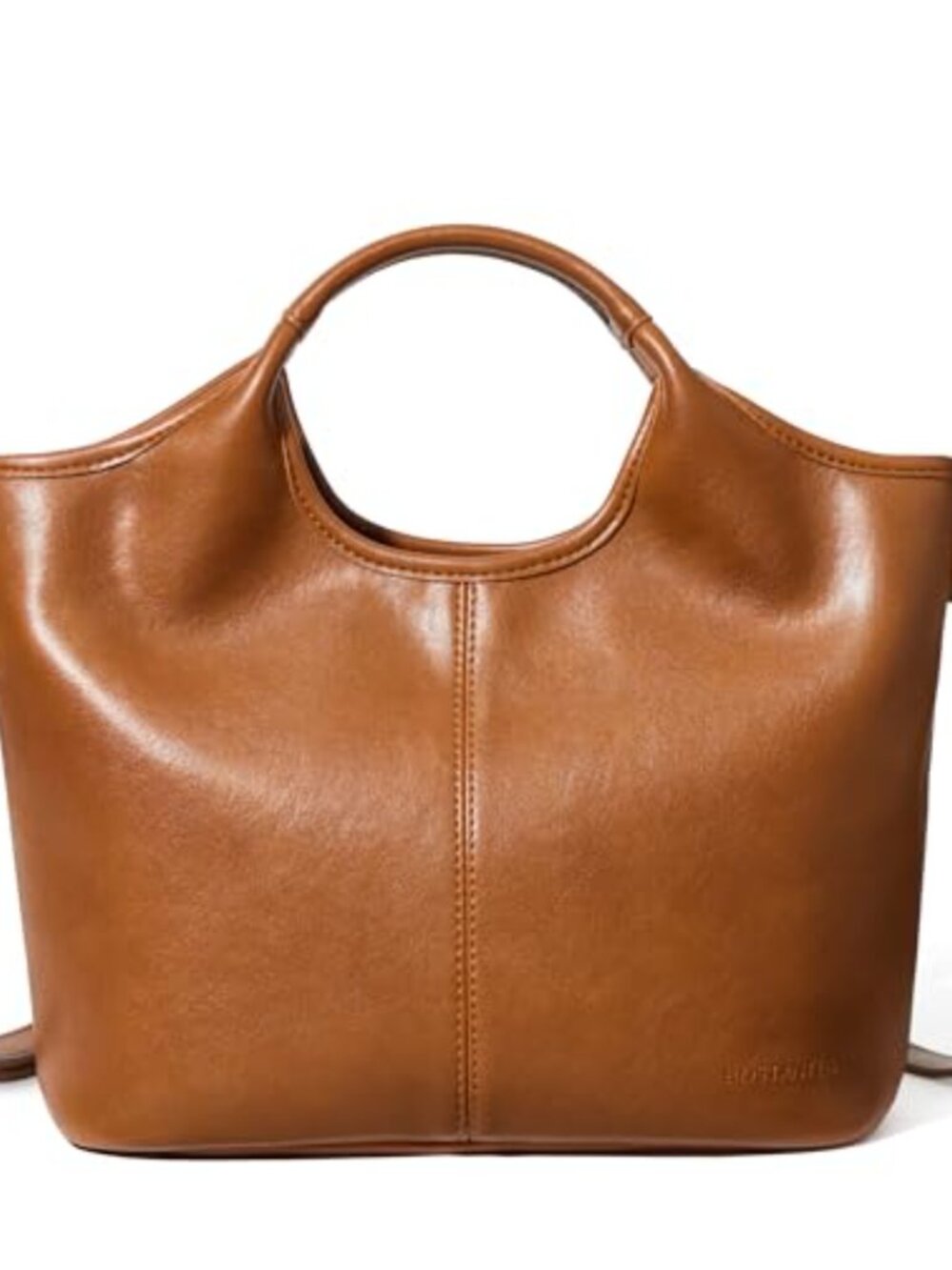 Leather Satchel Crossbody Bag Top Handle Shoulder Purse Adjustable Strap